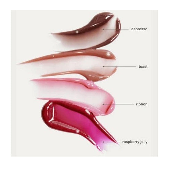 Rhode Peptide Lip Tint, Sheer Color and Hydrating Finish, 3 fl oz, 10ml (Espresso, toast, raspberry jelly, ribbon)