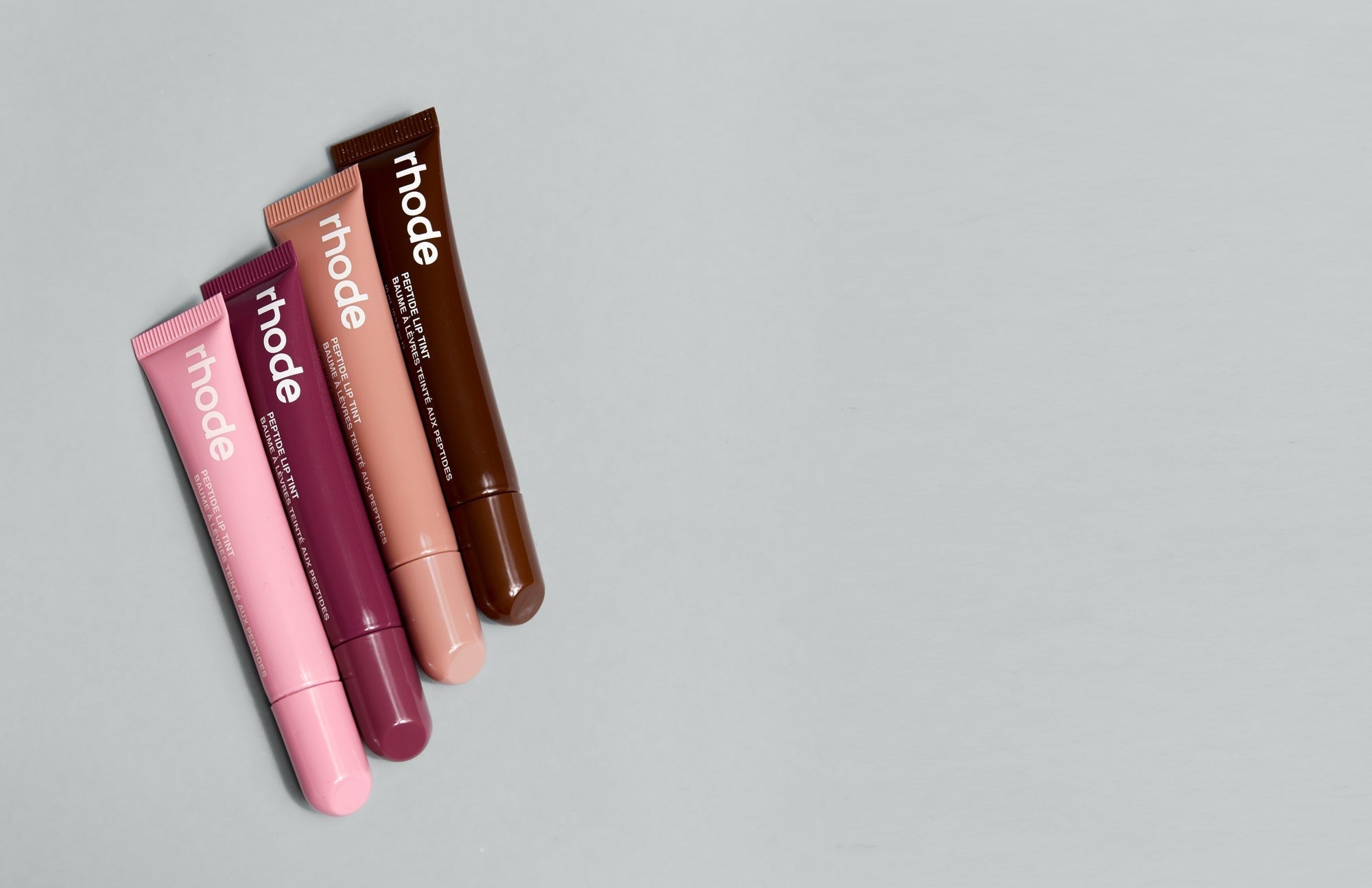 Rhode Peptide Lip Tint, Sheer Color and Hydrating Finish, 3 fl oz, 10ml (Espresso, toast, raspberry jelly, ribbon)
